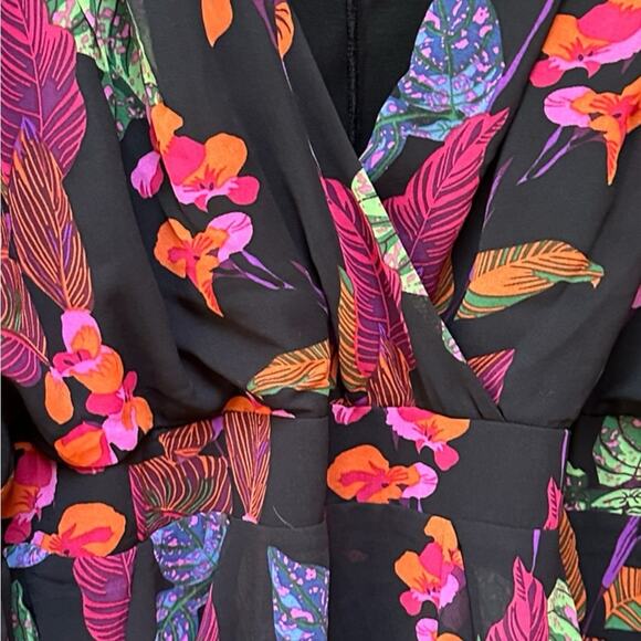 City Chic Women's Dress Jungle Essence gorgeous Print Mini Size L Large 20 - Picture 6 of 7